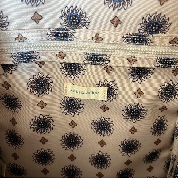 Vera Bradley Small Banbury Backpack | Tiger’s Eye | Polyester Twill - Picture 7 of 12